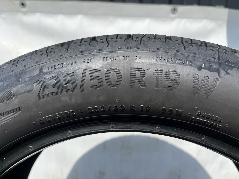 4x 235/50r19 Opony letnie Nowe Continental Ecocontact6 MO nr150a