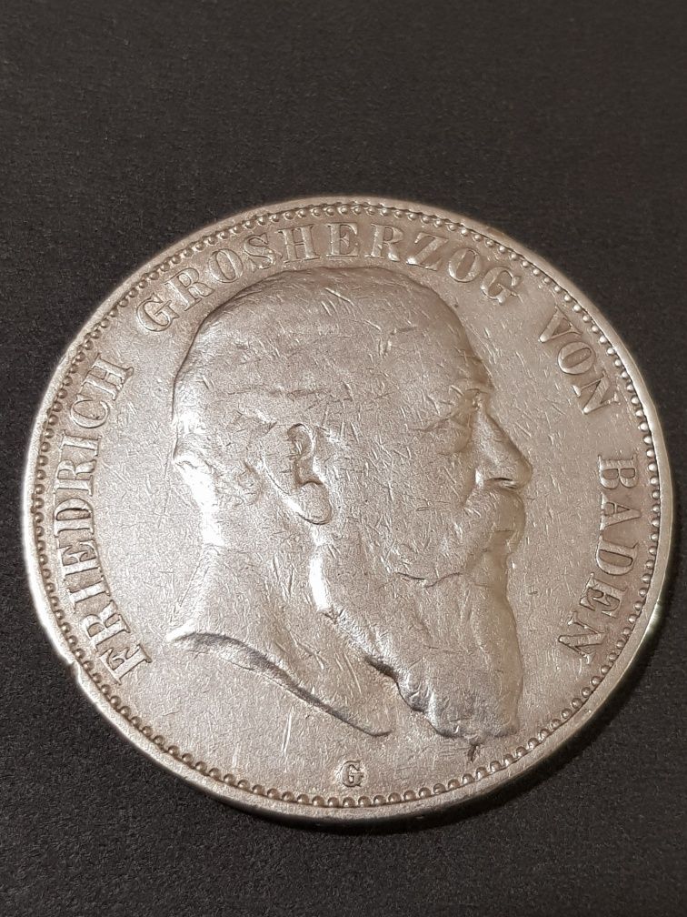 5 марок 1903 год баден