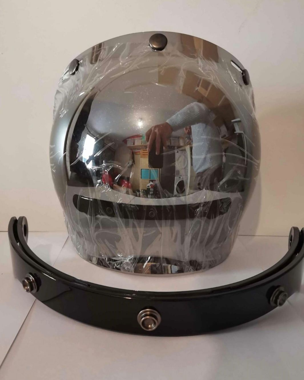 Viseira bolha nova para capacete