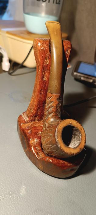 Stara fajka drewniana