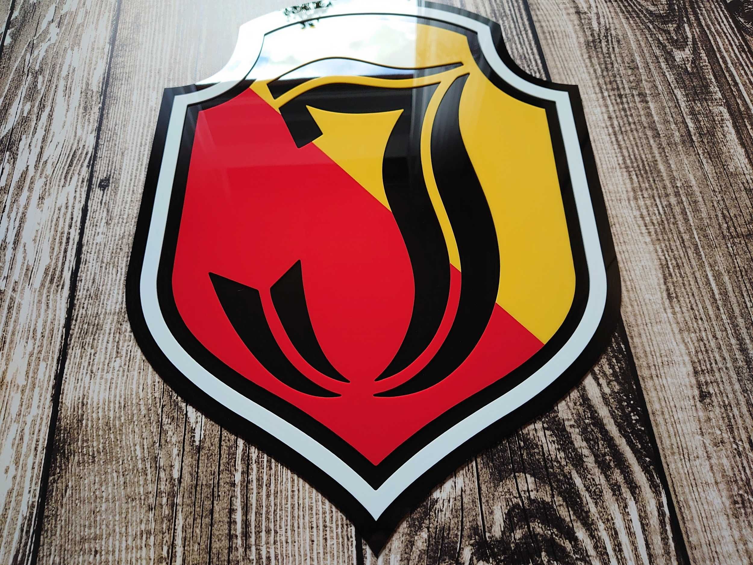 Herb Jagiellonia Białystok na ścianę prezent dla fana klubu dla męża