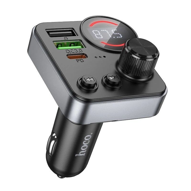 Авто Зарядное FM-Модулятор Hoco E86 PD48W Transmitter