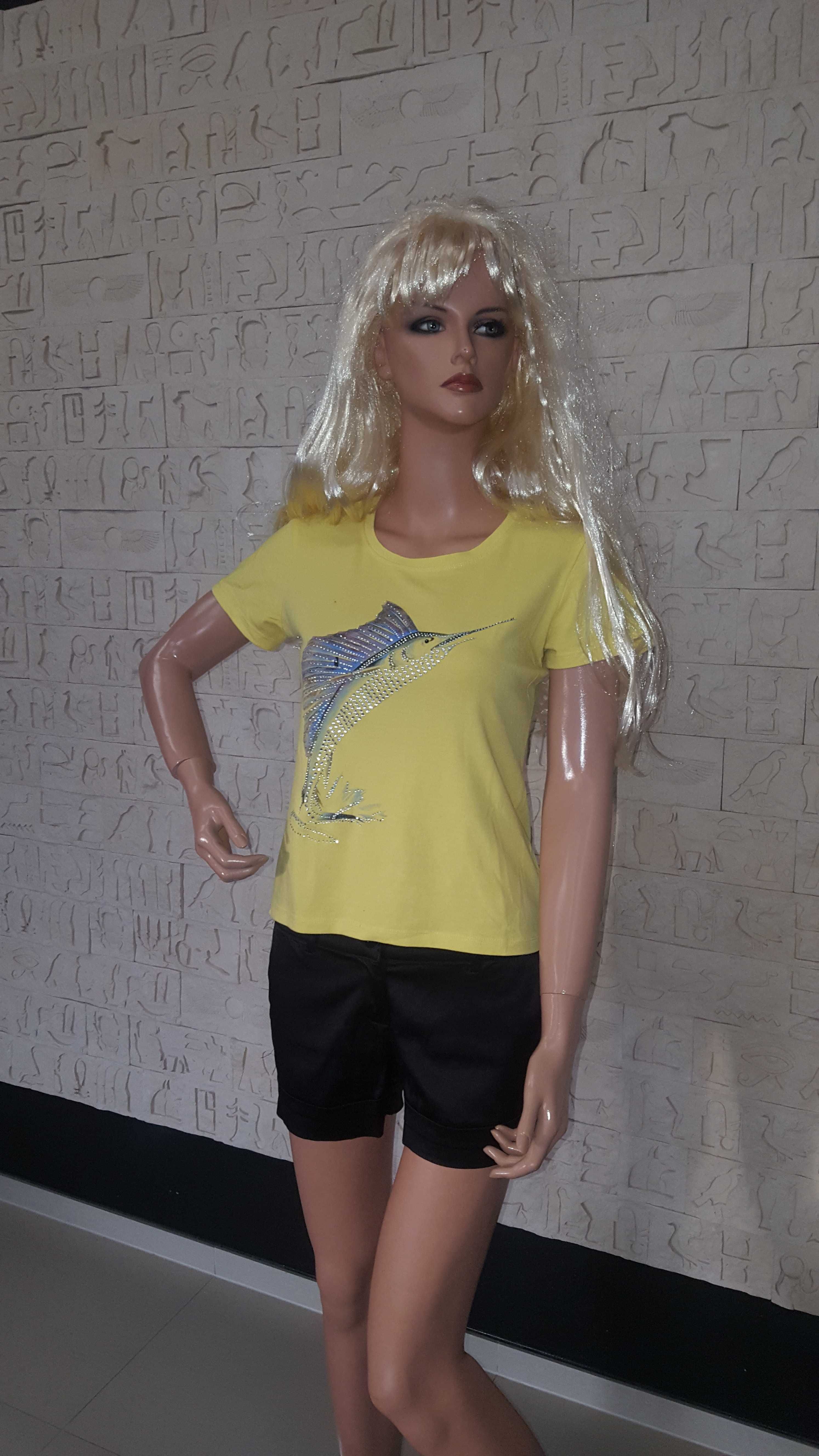 Koszulka żółta z rybą XL-XXL