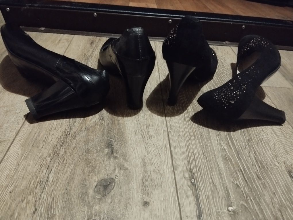 Туфли женские кожаные новые с камнями 38 и 37 размер