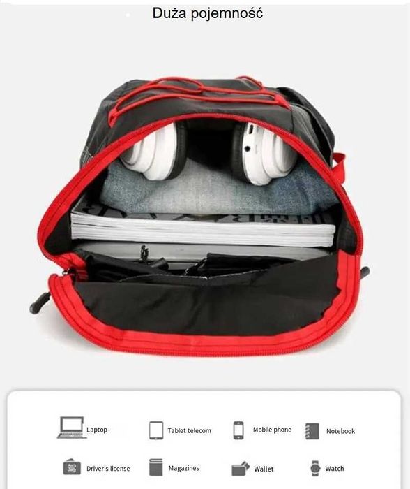 Plecak Trekkingowy 20L Składany Wodoodporny