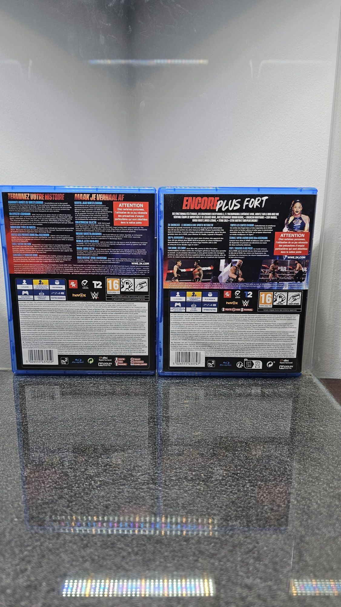 Pack 2X WWE 2K23 2K24 W2K23 W2K24 PS4 PlayStation 4