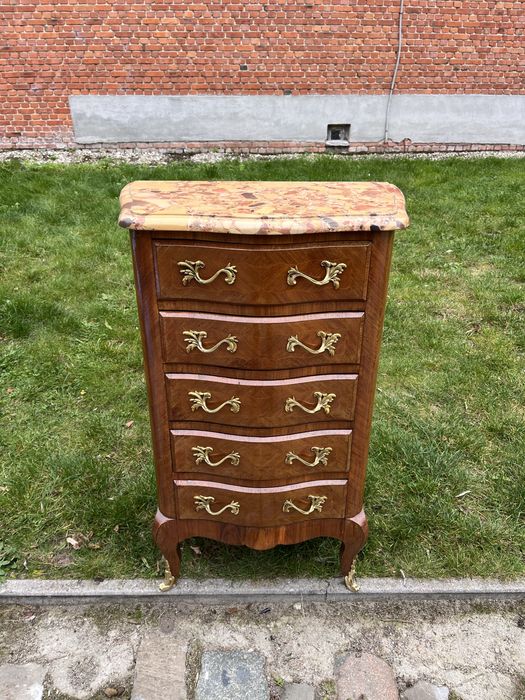 Пнтикварний комод вітрина шафа секретер дерево мармур