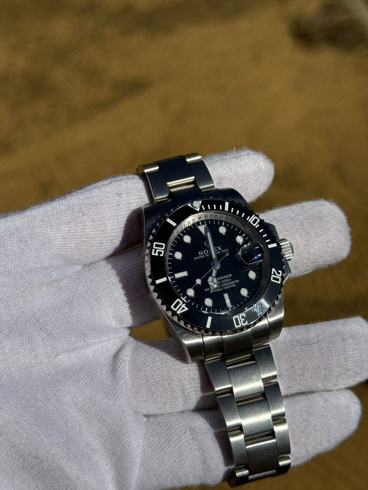 Rolex submariner date mostrador preto