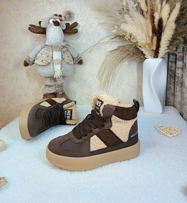 Дитячі зимові хайтопи кросівки чоботи для хлопчик 31 32 33 34 35 36 37