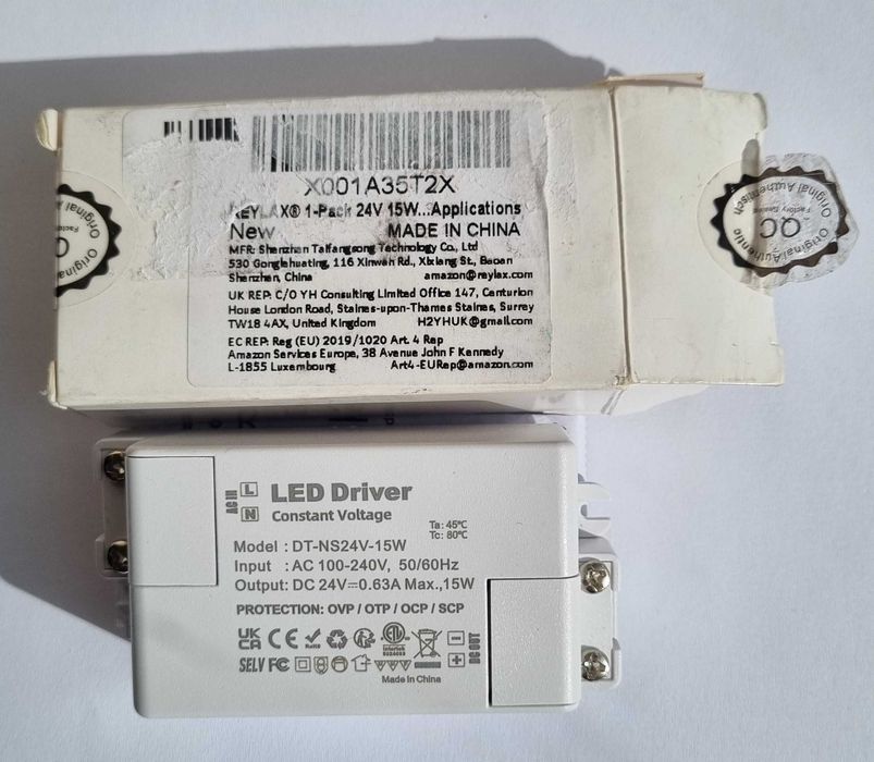 Світлодіодний драйвер REYLAX 24V-15WT-0.63A