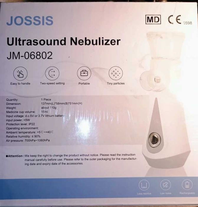 Ultradźwiękowy nebulizator (inhalator)