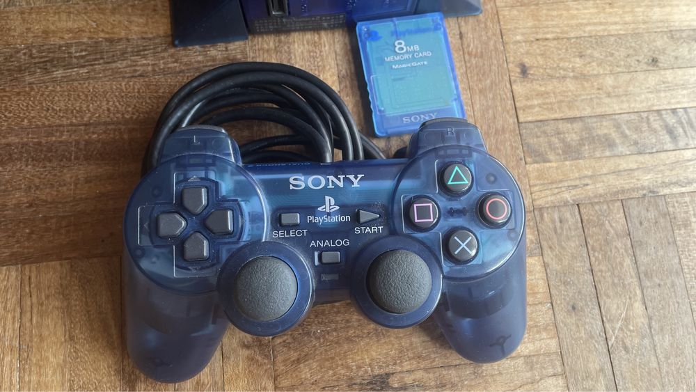 PlayStation 2 (PS2) - Ocean Blue
