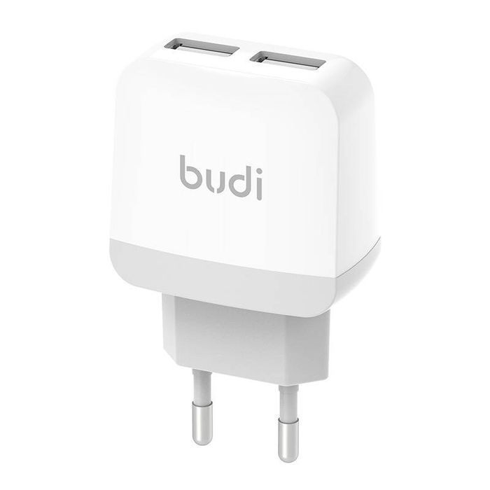 Ładowarka Budi 940E, 2X Usb, 5V 2.4A (Biały)