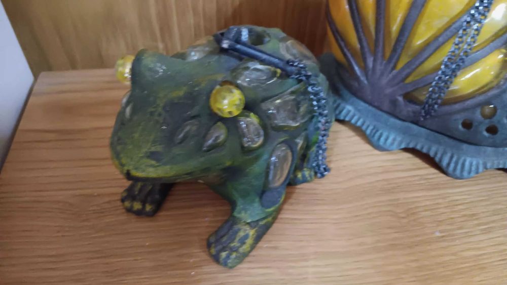 Conjunto de 3 lanternas de velas em ferro e vidro