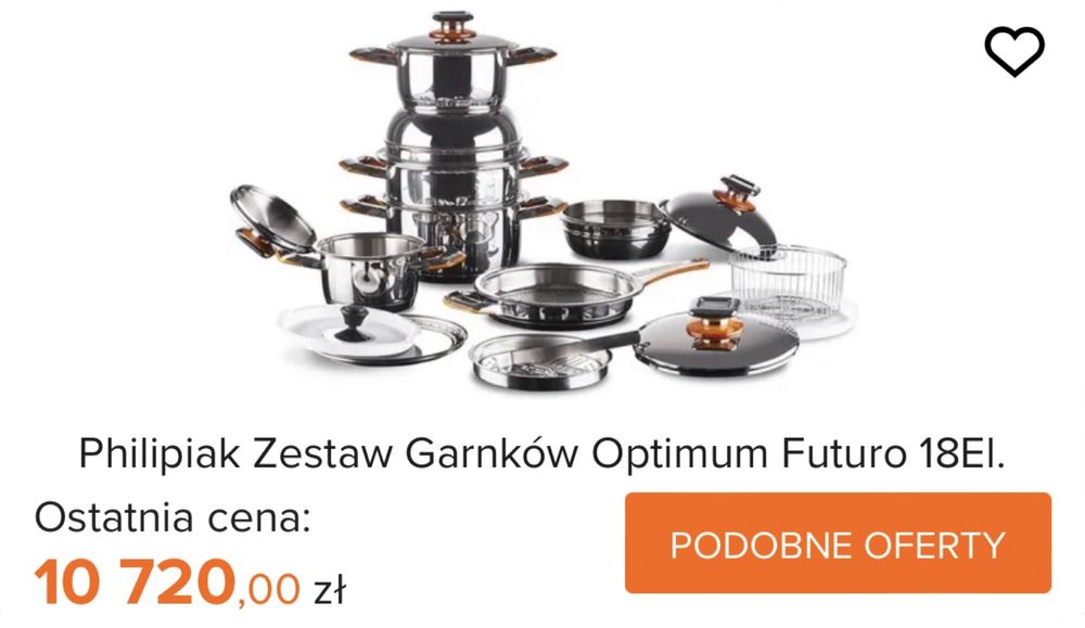 Zestaw garnków Philipiak Milano