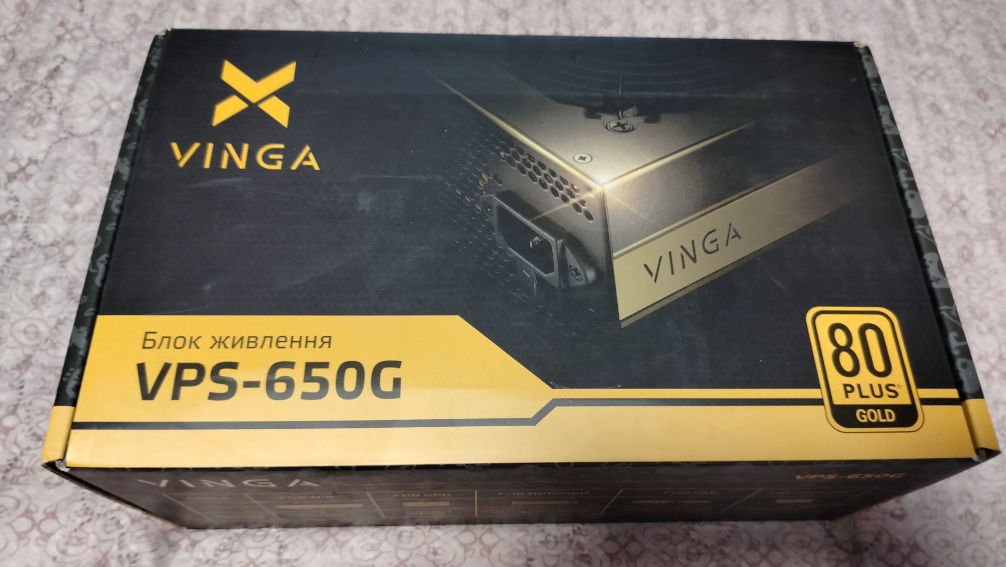 Блок Питания Vinga VPS-650g 650W