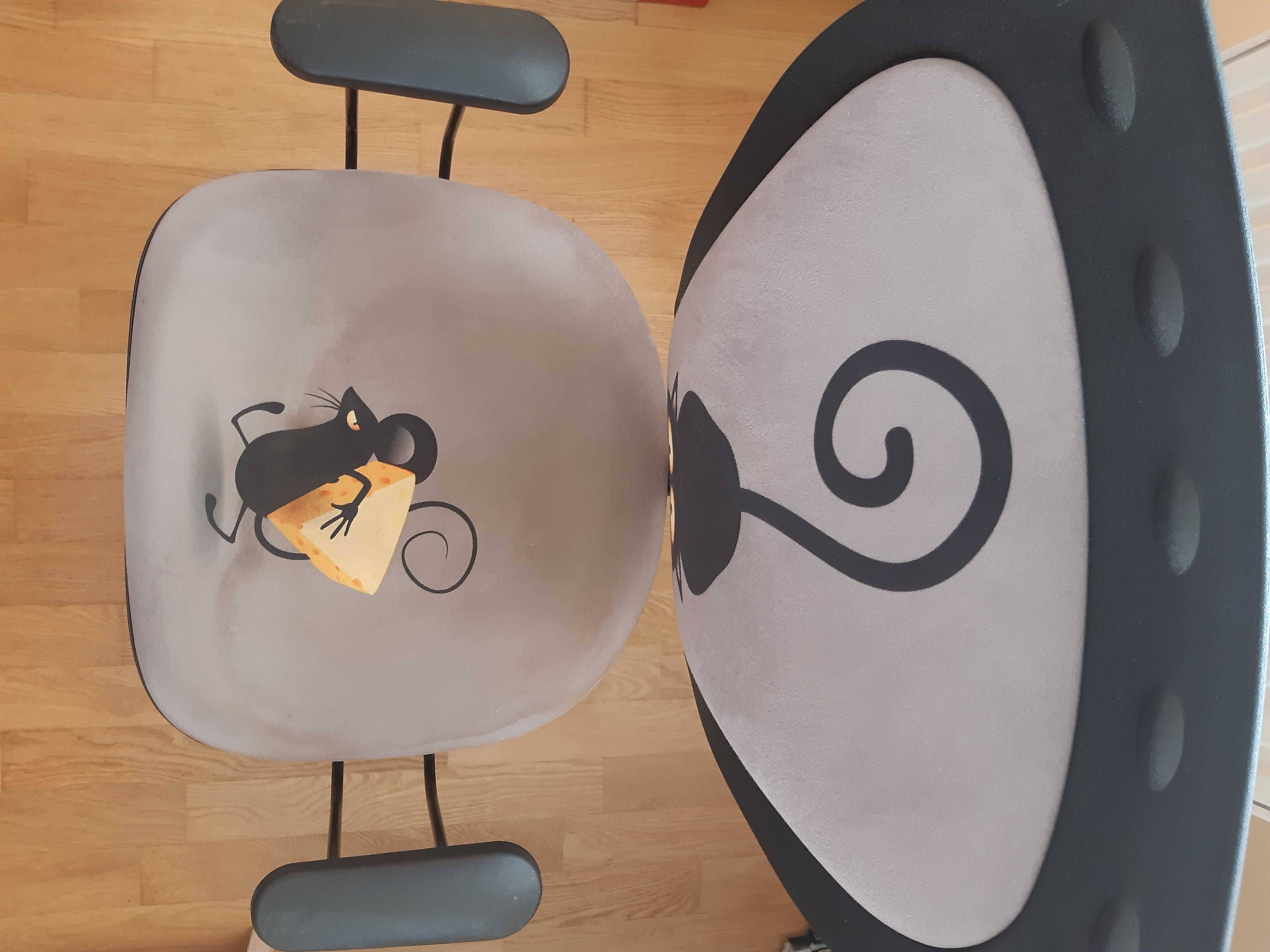 krzesło obrotowe dziecięce Ministyle "Kot i mysz"