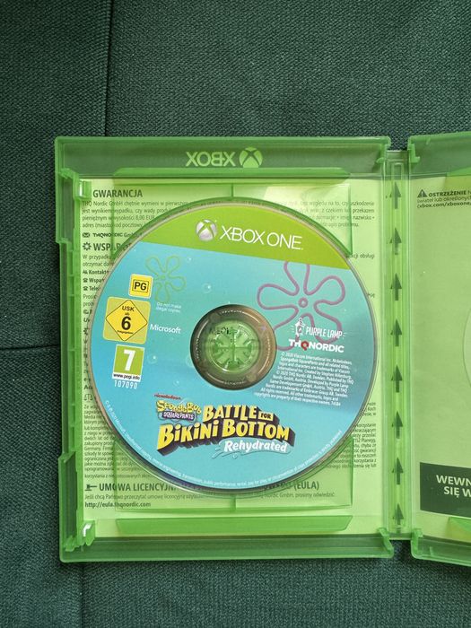 SpongeBob: Battle for Bikini Bottom Rehydrated – Xbox One PŁYTA