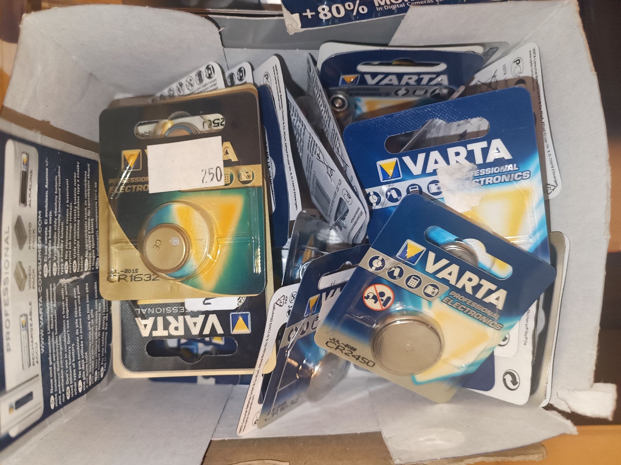 Pilhas Varta novas aceito Pi network