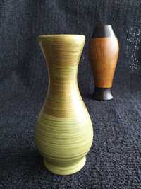Ceramiczny wazon złoto zielony