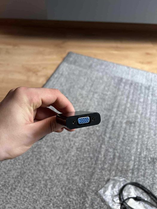 Przejściówka z HDMI na VGA + Kabel VGA 1m