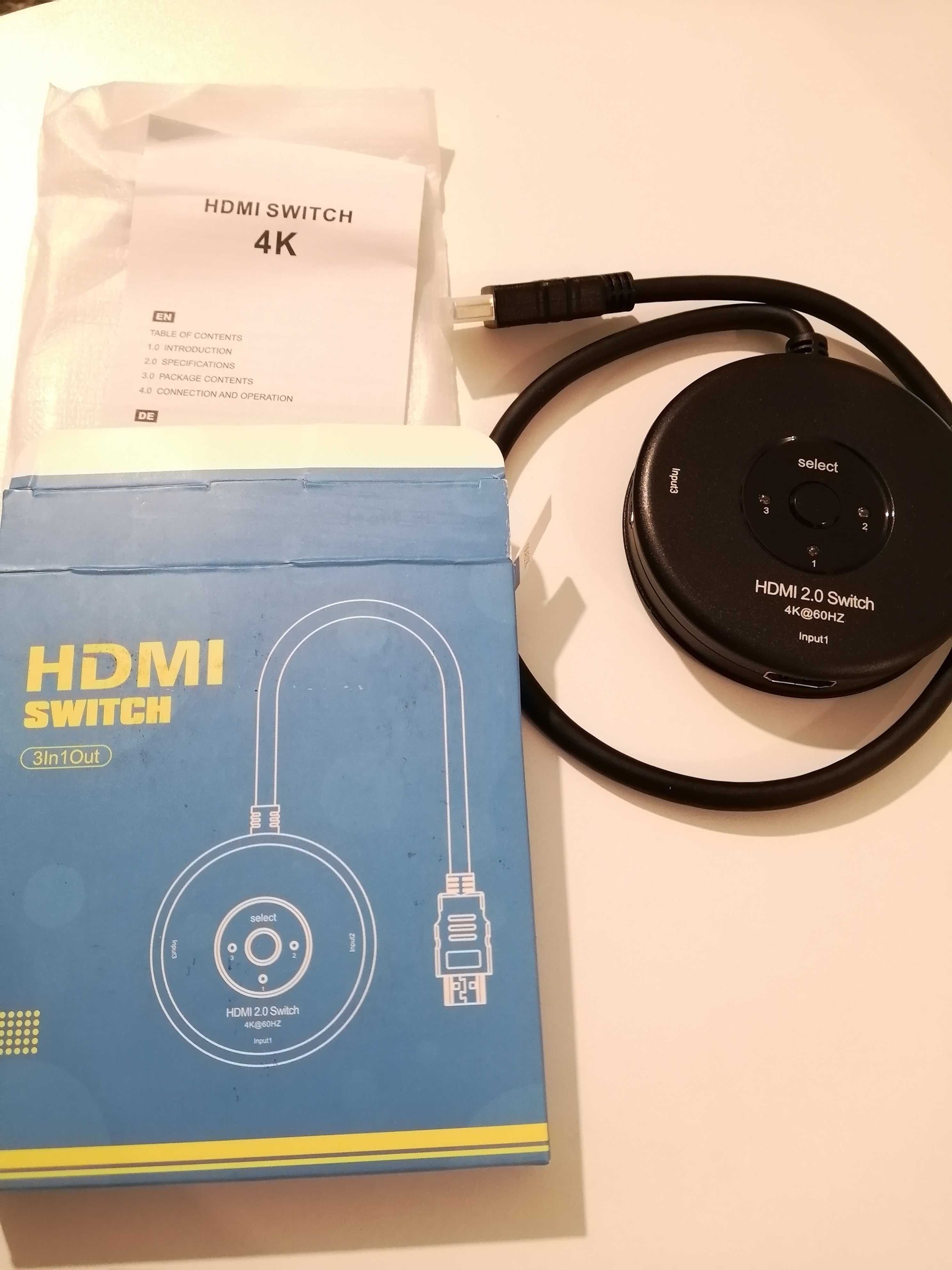 HDMI Splitter 4k 60Hz NOVO