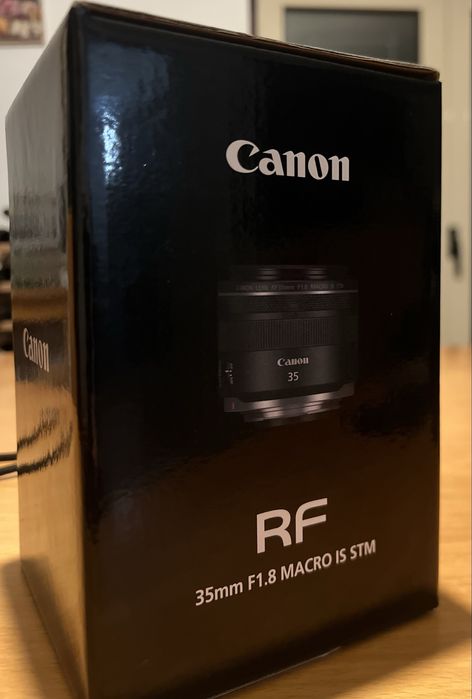 Lente Canon 35mm 1.8 RF macro Ainda com garantia