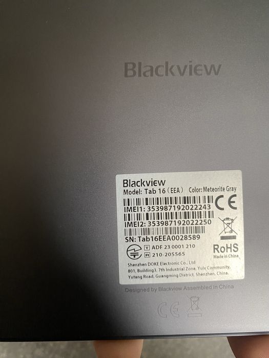 Планшет 11" Blackview Tab 16 Pro 8\256GB | Android 14. Состояние новог