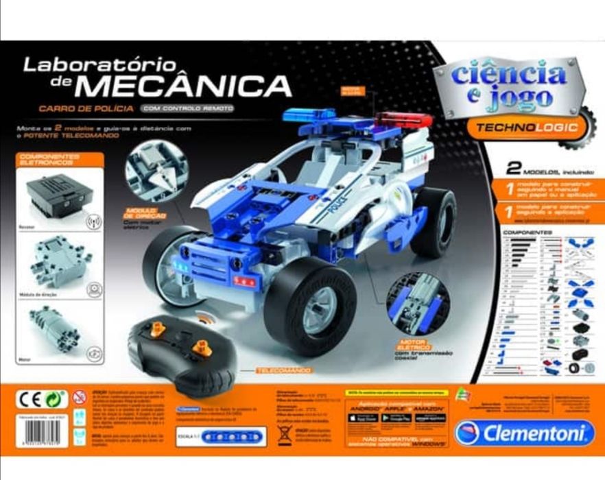 Laboratório de mecânica - carro de polícia