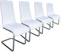 Conjunto de 4 Cadeiras - S5 cores disponíveis branco e bege