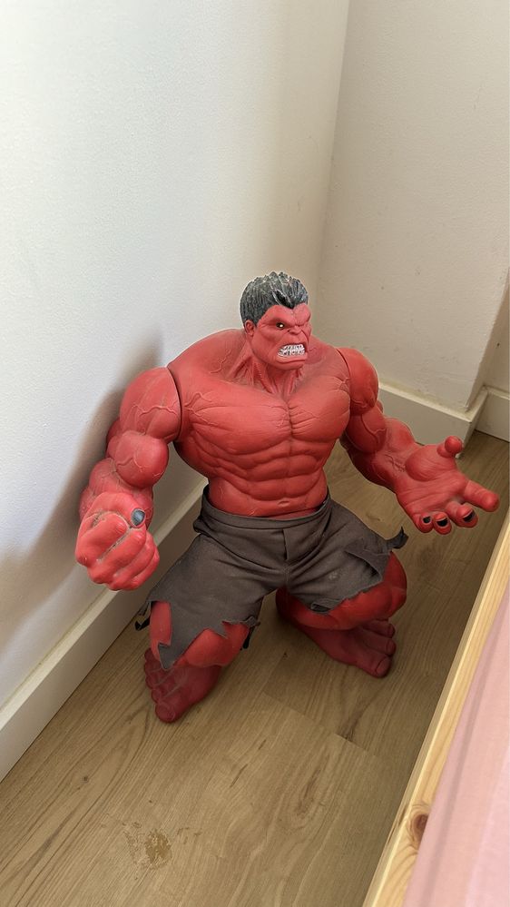 Red hulk brinquedo 50cm