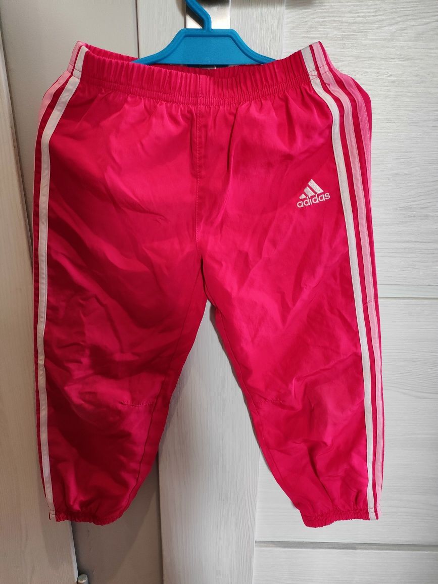 Oryginalny dres, kurtka i spodnie Adidas *śliski* roz 104