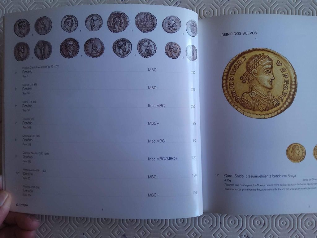 241123#Livro/catálogo Leilões Numisma moedas ouro Portugal n 78/ 2008