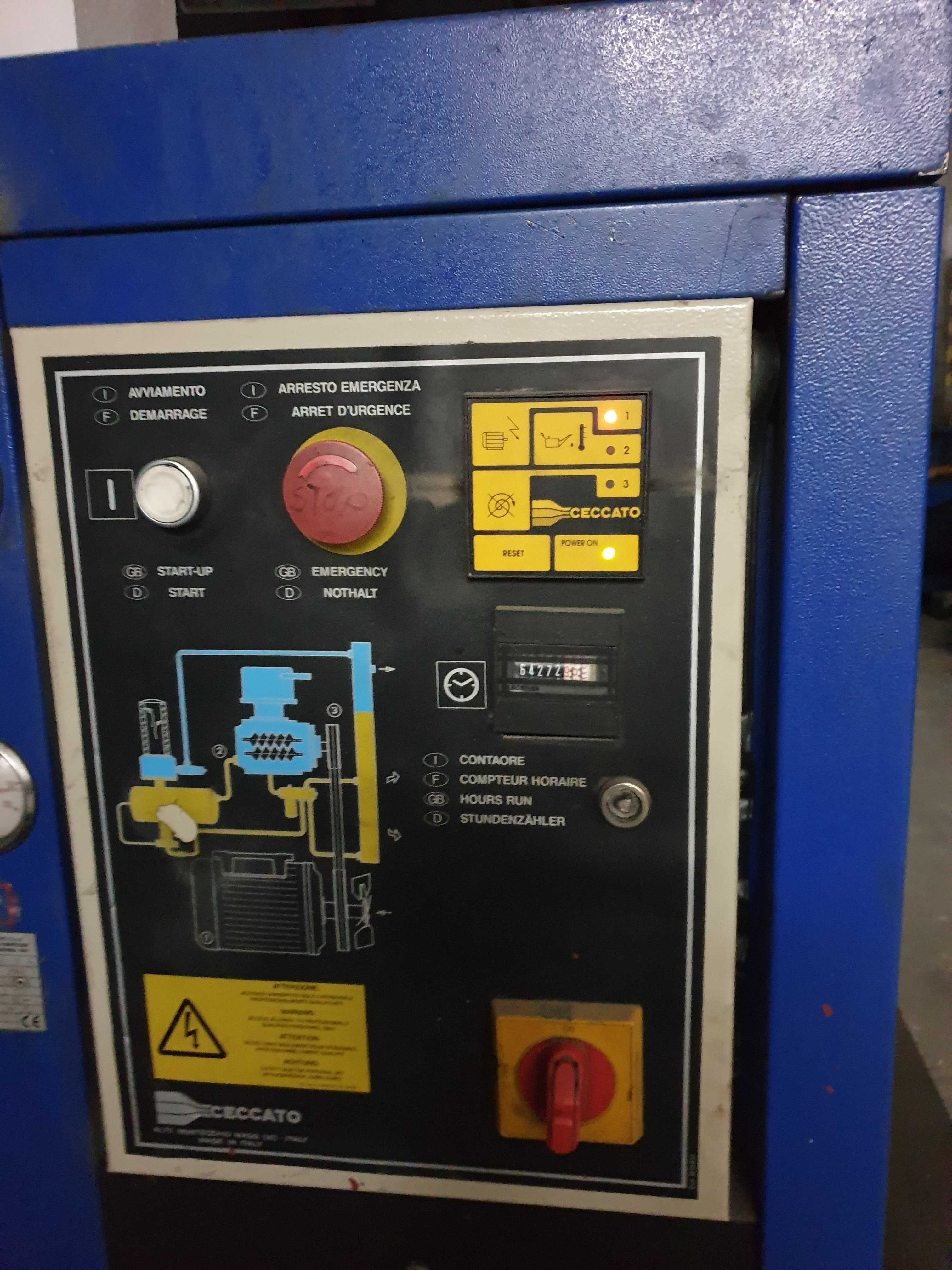 Kompresor śrubowy SPRĘŻARKA ŚRÓBOWA CECCATO 7114 BAR 8 KW 15