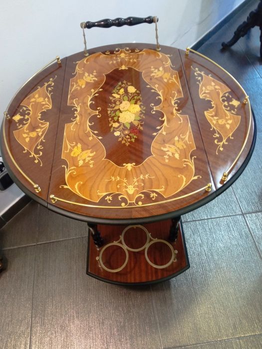 Carrinho de chá/com porta Garrafas vintage