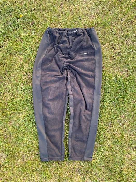 Vintage spodnie dresowe Nike polarowe 80s 90s swoosh minimalistic