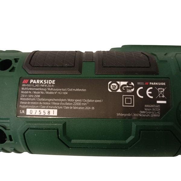 Новий реноватор з Німеччини Parkside PMFW 250/мультитул сетевой/різак