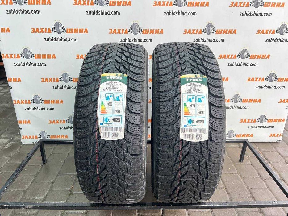 Нові зимові шини 235/60R17 Nokian Hakkapeliitta R3 SUV (106R XL)