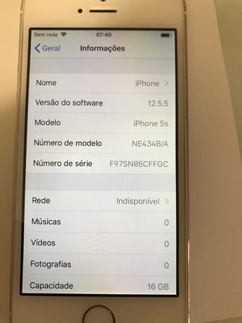 Iphone 5s 16 Gb desbloqueado