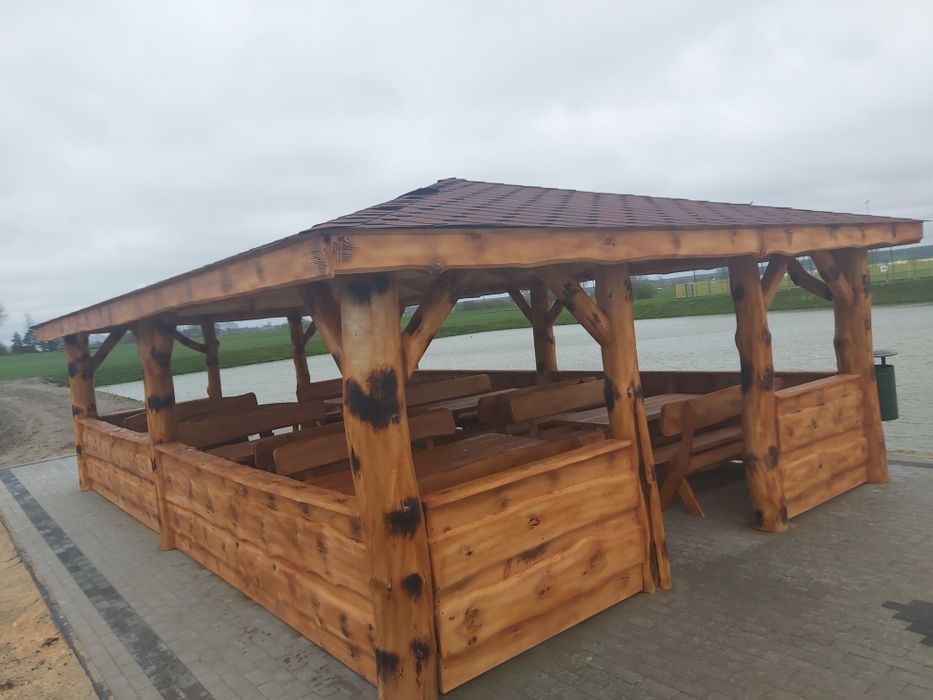 Altana Altany ogrodowe z bali