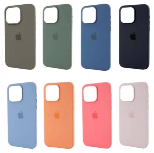 Чехол Silicone Case MagSafe на iPhone 15 Pro Max. Микрофибра