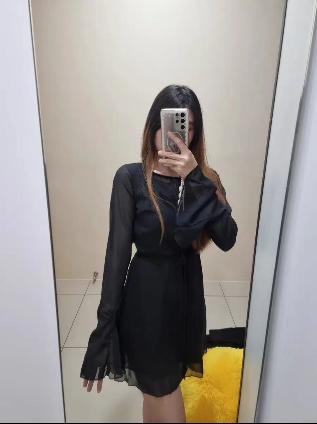 Міні сукня, чорна s/xs