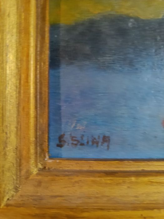 Obraz malowany autor S.Śliwa