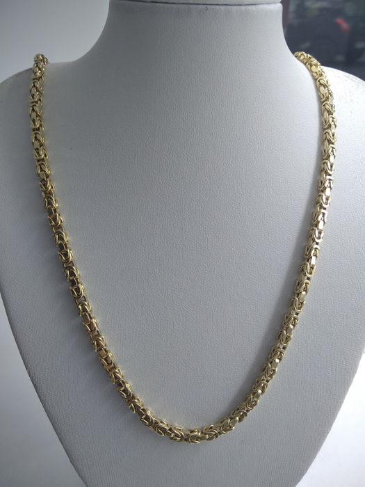 Złoty łańcuszek splot królewski złoto 585 długość 60cm   203