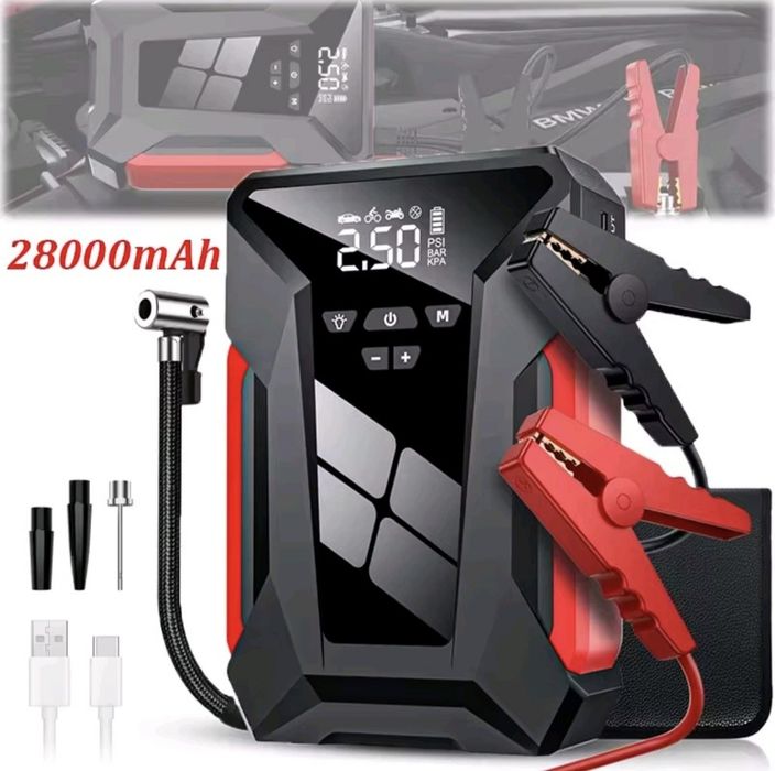Arrancador e compressor para carro