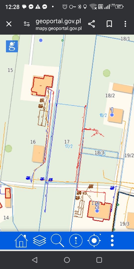 Działka budowlana uzbrojona 1250 M2 bez pośredników