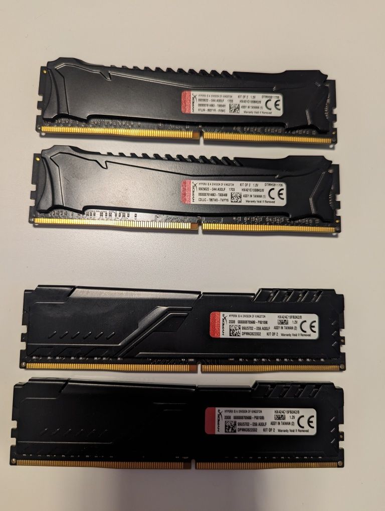 Pamięć RAM 16GB (4x4) DDR4 2666 mhz