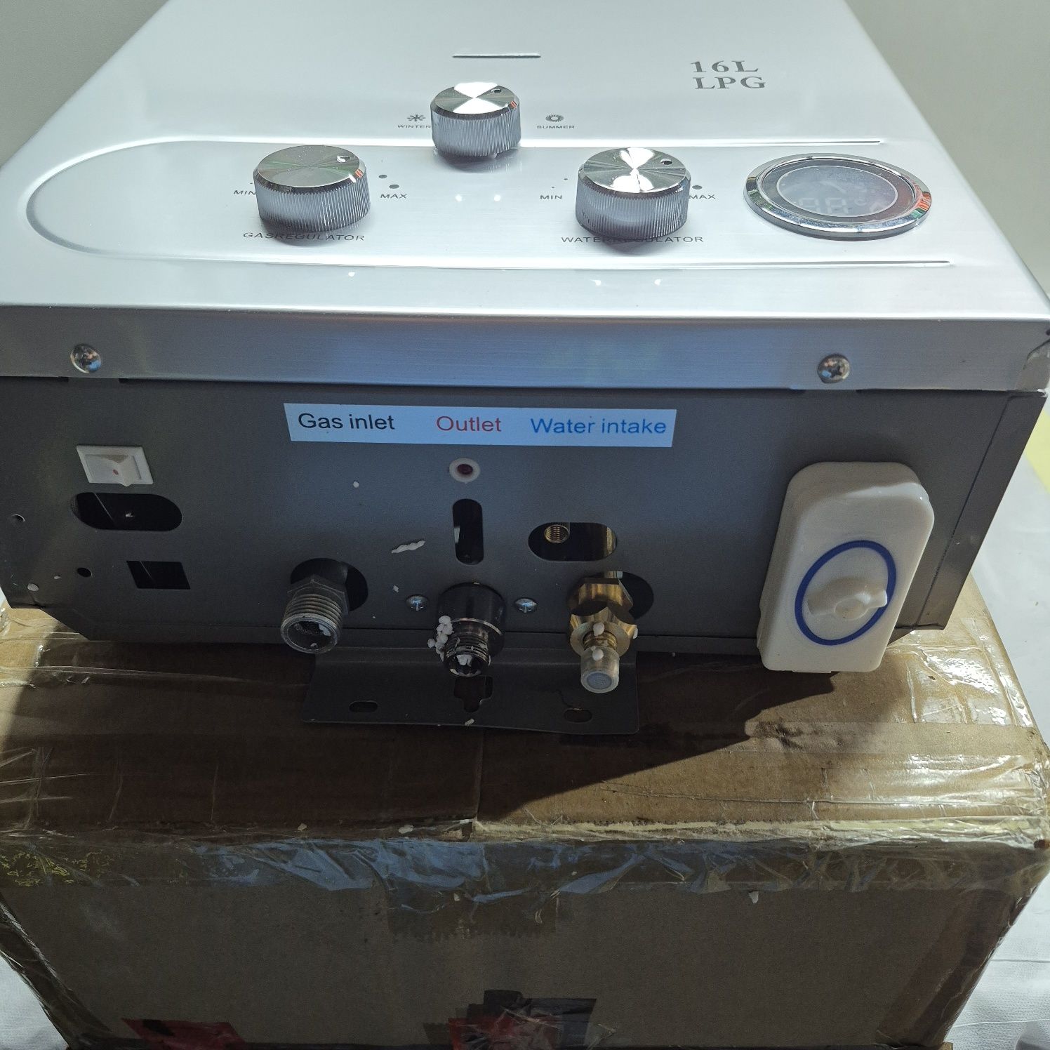 24KW Piecyk Gazowy na Butle  12L LPG Propan Bezzbiornikowa głowica pry
