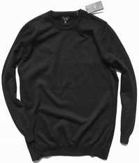 Sweter ARMANI JEANS czarny XXL/XL ciepły