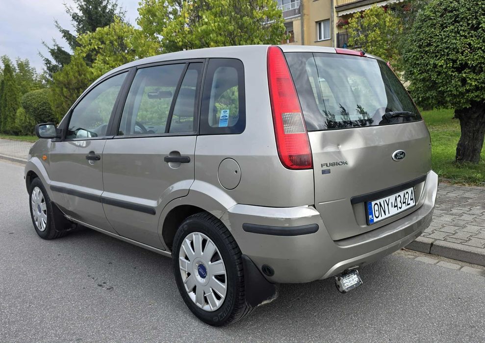 FORD FUSION 1.4 Benzyna + LPG 2004R - 5-drzwi - Klima !